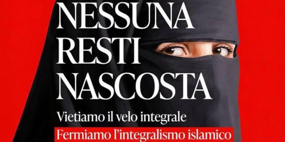 Nessuna resti nascosta vietiamo il velo integrale